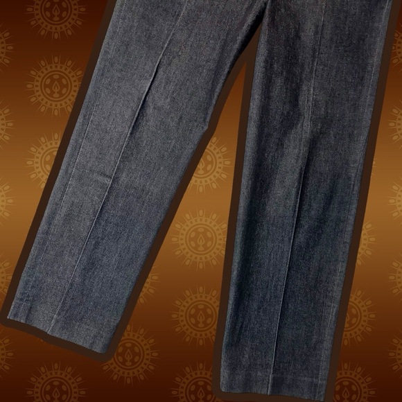 Sandro Sportswear Vintage Gray Wash Side Buckled Jeans with Center Pleats Sz 12 - Picture 8 of 13